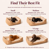 Cooling Orthopedic Dog Bed for Large Dogs, Memory Foam, Washable Cover