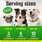Glucosamine for Dogs - Hеmp Calming Chews with Glucosamine & Chondroitin - Daily Support with MSM, Omega 3 and Turmeric for Senior and Large Breed Dogs - Chicken Flavor, 120 Soft Treats