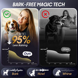 Dog Bark Collar Pro, Instant Bark Solution, Smart Anti Barking Device with 4 Correction Modes, Fast-Acting Barking Collar for for Large Medium Small Dogs 5-150lbs, Ideal for Home & Outdoor Use