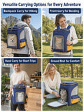 Pet Backpack Carrier for Cat Small Dog Puppy Hiking Travel Carrying Bag
