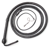 Bull Whip 06 to 16 Feet 12 Strands Real Cowhide Leather Equestrian Bullwhip Leather Belly & Leather Bolster Inside (08)