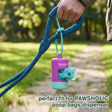 Dog Poop Bags Rolls with Handles, 18 Rolls 216 Counts, Extra Thick Leak Proof Pet Waste Bags, Refill Rolls for Small Medium Large Dogs and Cats（ Lavender Scented）