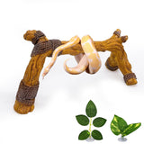 Tfwadmx Snake Climbing Branch,Resin Reptile Wood Trunk Branches Decor,Reptile Terrarium Climbing Accessories Decoration for Geckos, Lizards,Tarantulas,Hermit Crab,Frogs