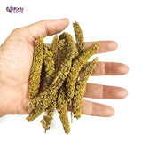 Birds LOVE Millet Tips & Tails for Birds - Parakeets, Cockatiels, Lovebirds, Finches, Budgies, Canaries, Cockatoos - Natural & Healthy Millet for Birds - Parakeet Food & Treats for All Parrots, 1lb