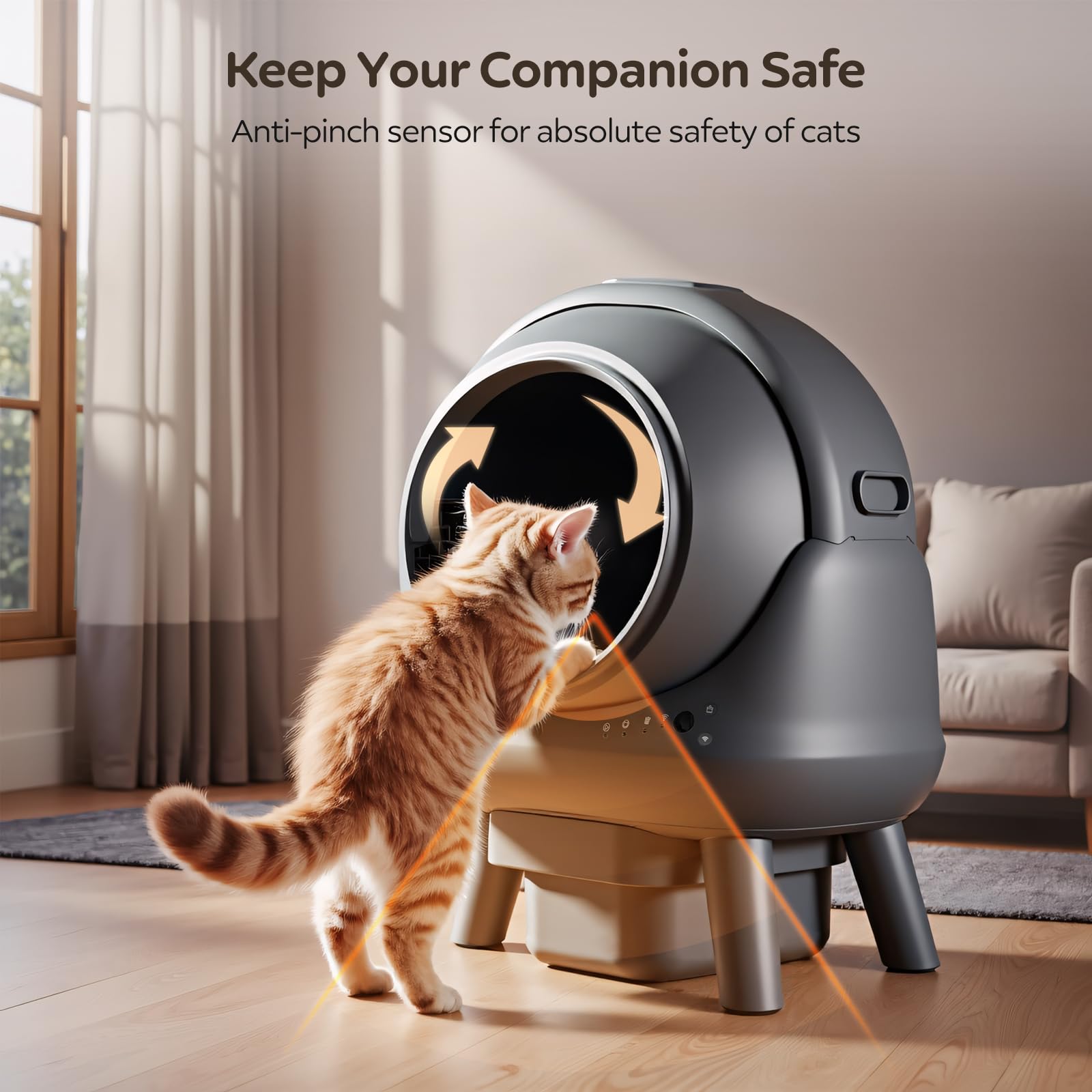 Self Cleaning Litter Box for Multiple Cats – Automatic Cat Litter