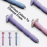 YOOSO WING Bird Perch Stand for Parrots – Natural Ceramic Grinding Stick for Beak & Claw Trimming Cage Accessory for Budgies Parakeets Cockatiels Conures Chew Toy with Abrasive Surface (Blue, 7.8Inch)
