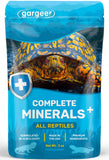 Gargeer 'Complete Minerals Plus' Supplement for All Reptiles | Supports Strong Bones, Shell, Skin, Muscle Function, Metabolism & Clay Minerals Boost | Lizards, Turtles & Tortoises | 3oz | Made in USA