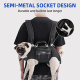 Wakytu Dog Backpack Carrier for Dogs,Dog Lift Harness,Adjustable Padded Breathable Straps for Dogs, Disabled, Joint Injuries, Arthritis,S