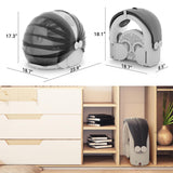 iPettie Automatic Hair Dryer Box for Cats and Small Dogs, Foldable and Large Capacity, 8 High-Velocity Fans, 360° Airflow, Temperature Control, 4-Speed Settings and Timer, 16 Gallons