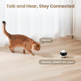 Indoor Security Camera Robot EBO Air 2: 2K Pet Camera, Movable Home Robot, Custom Facial Expression, Auto-Recharge, Battery-Operated, 2-Way Talk, Night Vision, 32GB Memory Card (Dove White)