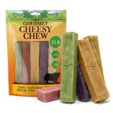 Advance Pet Products Gourmet Cheesy Chew for Dogs (1 lb, 5 Count) - Himalayan Yak Cheese Dog Treat, Natural Long Lasting Protein Rich Chew for Small Medium Large Dogs, Healthy Pet Snack - Multipack