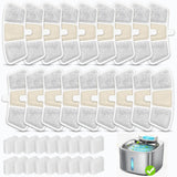 12 Pack PW04 3.5L Wireless Pet Fountain Filters for Hard Water, Reduces Limescale & Bad Taste, Compatible with Oneisall Cat Water Fountain Dispenser, Long Lasting Replacement Filter