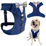 AVERYDAY Dog Tuxedo for Wedding Outfit, Dog Suit and Tie Costumes for Birthday, Halloween, Cosplay, Christmas Party, Pet Formal Wear with Bowtie, Tux for Medium Large Dogs, Bulldog, Labrador, Husky
