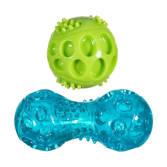 Chase 'n Chomp Squeak and Light Up Sticks Dog Toy, Mental