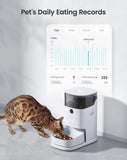 PETGUGU Automatic Cat Feeder with Camera,3.5L Programmable Pet Food Dispenser,1080P HD Night Vision,2-Way Audio & 60s Voice Recorder, Timed Portion Control Auto Feeder for Indoor Cats & Small Dogs