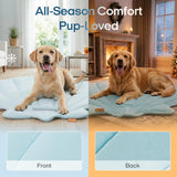 Vagascape Dog Cooling Mat, Washable Pet Cooling Mat, 35" x 33" Thick & Durable Large Cooling Mat for Dogs, Portable Foldable Premium Cooling Pad for Indoor, Outdoor, Travel, Camping, Patio and Beach