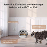 Upgraded RFID Cat Feeder with Collar Sensor – 4 Feeding Modes, Anti-Theft Pet Feeder for Multi-Cat Households, Timed Collar-Activated Feeder for Special Diets & Portion Control (2 Collar)