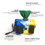 Embark Dog Poop Bag Holder - Premium Waste Bag Dispenser with Carabiner