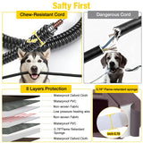 Aivituvin Heated Dog House Outdoor 45" Large Dog Kennel with Metal Frame Insulated Indoor Dog Cage for Small Medium Large Dogs with Heater and Insulated Liner Grey