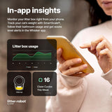 Litter-Robot 4 Supply & Accessory Bundle by Whisker, Black- Automatic Self-Cleaning Cat Litter Box, Includes Litter-Robot 4, Ramp, Mat, 3 OdorTrap Packs, 10 Liners, 30 Wipes, & 2 Carbon Filters