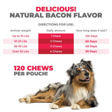 MAX Dog Allergy Relief Chews - Seasonal Allergies and Immunity Support + Ear Cleaner for Dogs (Lavender Chamomile)