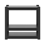 ZENITHLIVING 3-Tier Aquarium Stand, Heavy Duty Metal Fish Tank Rack, 31.5x18x34 Inches, Adjustable Shelves, Waterproof Black Storage Unit, 660 lbs Capacity