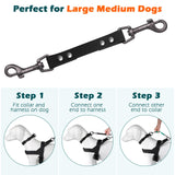 PetBonus Waterproof Dog Collar Safety Clip, Double Ended Leash Backup Clasp