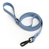 Fei & Eve Waterproof Dog Leash - 6FT, Odor-Free PVC Material, Easy to Clean, 360° Swivel Hook, Suitable for Small, Medium & Large Dogs, Dusk Blue