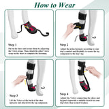 Strap-On Drop Foot Brace (No Knuckling Boot Brace) for Dogs— Corrective Dog Shoes to Safely Lift Toes for Foot Issues, Arthritis, and improving Walking gait in Dogs(XL)