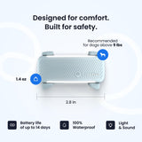 Tractive Smart Dog GPS Tracker | Live Pet Tracker with Virtual Fence | Vital Signs Monitoring of Heart & Respiratory Rate | Bark Monitoring | Dog Collar Attachment (Mint)