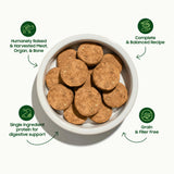 smallbatch Freeze Dried Raw Dog Food, Grass-Fed Beef Recipe, 14 oz