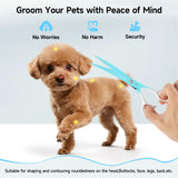CITYWISH Curved Dog Grooming Scissors,Professional Dog Shears for Grooming with 440C Stainless Steel Grooming Scissors for Dogs Cats and Other Pets