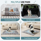 BUMUBI Washable Pee Pads for Dogs,2 Pack Super Absorbent Reusable Puppy Training Pads 36" × 36", Leak-Proof & Non-Slip,for Potty Training,Whelping,Crate & Playpen
