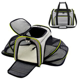 Cat Small Dog Pet Carrier Soft Sided Expandable Collapsible Puppy Crate