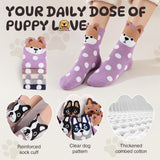 WARMVIN Funny Animal Socks for Women - Cute Dog Cat Socks for Animal Lovers - Stylish and Versatile for All Occasions Size 6-10