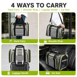 Cat Small Dog Pet Carrier Soft Sided Expandable Collapsible Puppy Crate