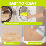 BESNEW 3 in 1 Enlarged Guinea Pig Hammock,Wooden Guinea Pig Hideout with House & Platform & Stairs Small Animal Toys for Hiding Sleeping Activities