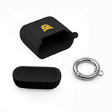 Cat Face AirPods Case — Cute Yellow Cat Keyring Cover for AirPods & AirPods Pro