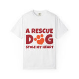 Unisex Garment-Dyed T-shirt A rescue dog stole my heart