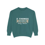 Sweatshirt — "2 Things I Never Leave Home Without: Coffee & Dog Hair" Cozy Crewneck