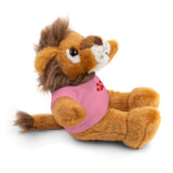 Plush Bear with Paw-Print Tee — Cute Gift for Kids & Pet Lovers