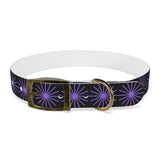 Purple Star Dog Collar — Adjustable Pet Collar with Star Pattern