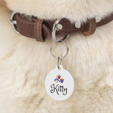 Personalized Kitty Pet Tag — Engraved Cat ID Tag