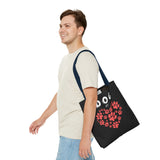 Dog Love Tote Bag - Cute Pet Paw Print Design