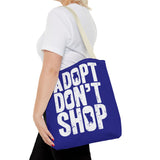 Adopt Don't Shop Tote Bag – Animal Rescue Advocacy Canvas Tote