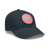 Mom Dog Lover Dad Hat with Leather Patch