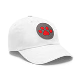 Hat with Paw Print Leather Patch - Pet Lovers