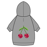 Cherry Pet Hoodie – Cute Navy Blue Dog & Cat Hoodie