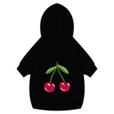 Cherry Pet Hoodie – Cute Navy Blue Dog & Cat Hoodie