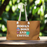 book coffee and dog lovers handbags